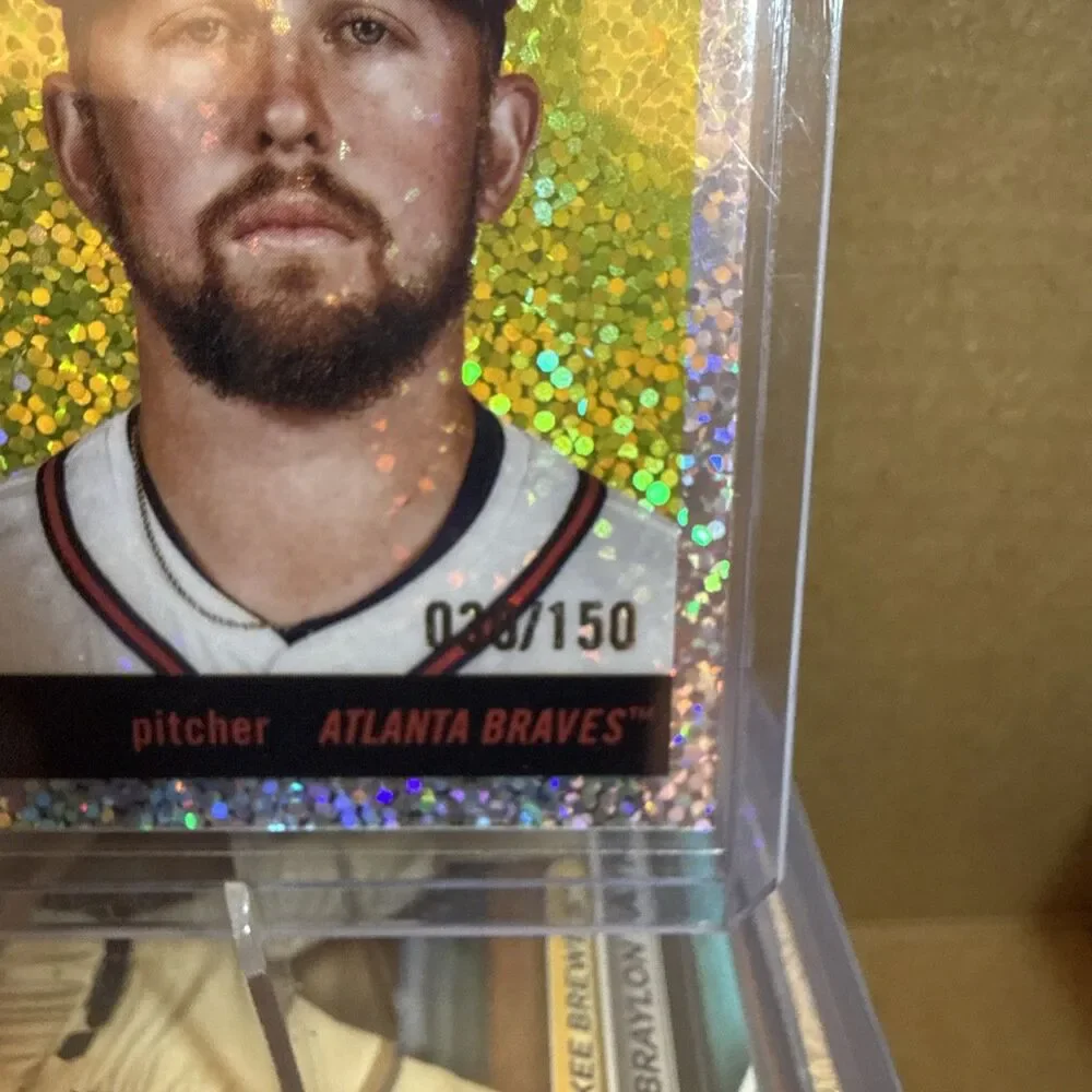 2025 Topps Chrome Spencer Schwellenbach Atlanta Braves Speckle RC 30/150🔥🔥